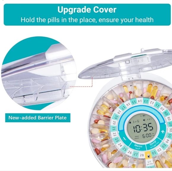 Zoksi New Bluetooth Smart Automatic Pill Dispenser, Electronic - Picture 5 of 16